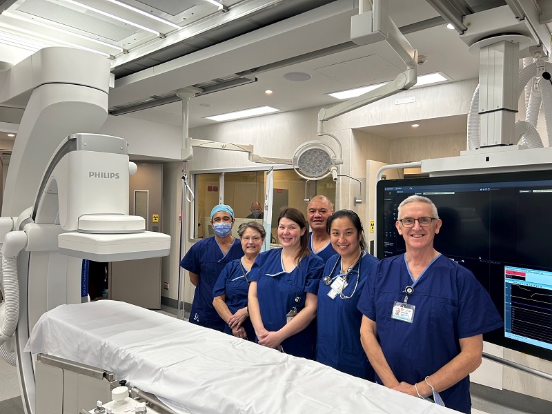 Blessing of Cardiac Catheter Lab Three